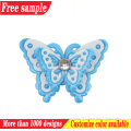 Colorful butterfly rhinestone sandals decoration metal flower accessory